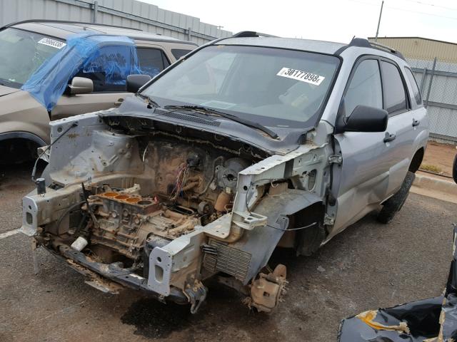 KNDJF724277431954 - 2007 KIA SPORTAGE L SILVER photo 2