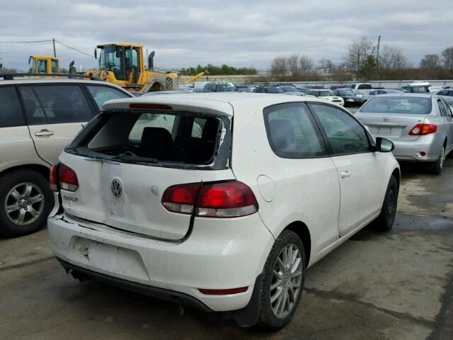 WVWAB7AJ9BW166970 - 2011 VOLKSWAGEN GOLF 白色 照片 4