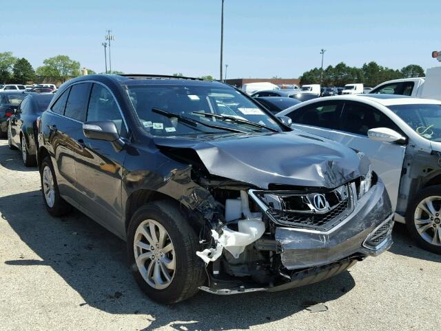 5J8TB4H53GL001054 - 2016 ACURA RDX TECHNO GRAY photo 1