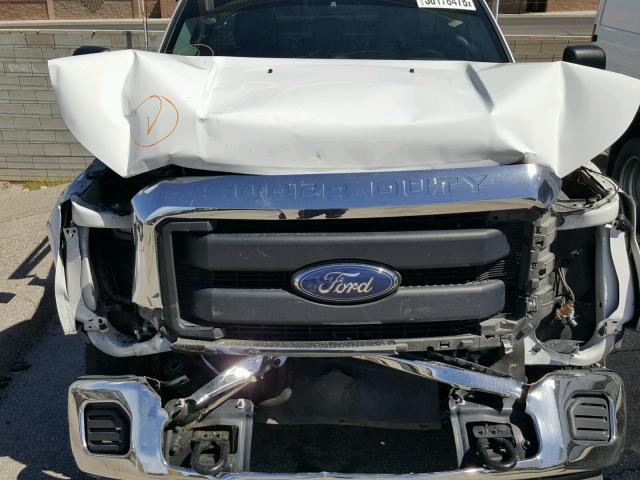 1FDRF3E67FEB15142 - 2015 FORD F350 SUPER WHITE photo 7