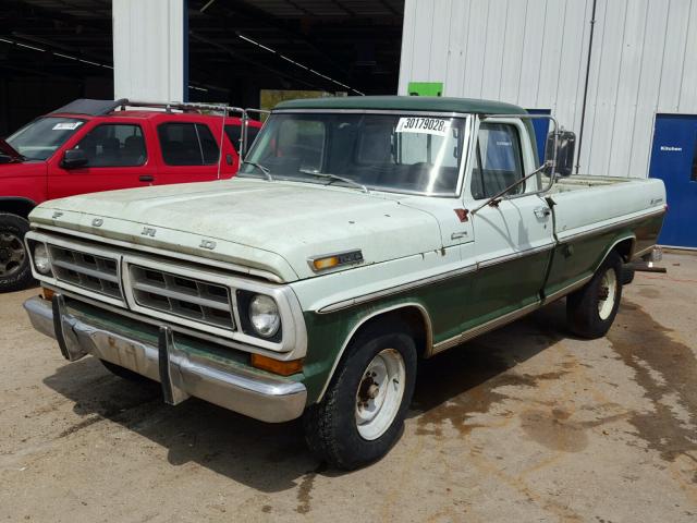 F25YRJ82578 - 1971 FORD F-250 TWO TONE photo 2