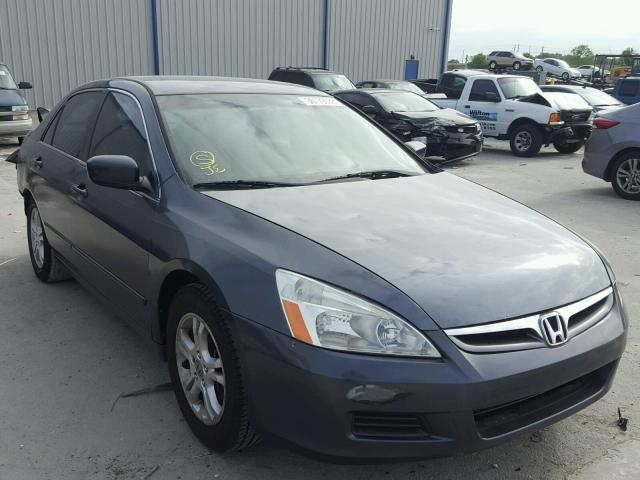 1HGCM56327A111218 - 2007 HONDA ACCORD SE BLUE photo 1