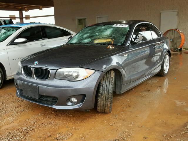 WBAUP9C50DVS95437 - 2013 BMW 128 I SILVER photo 2