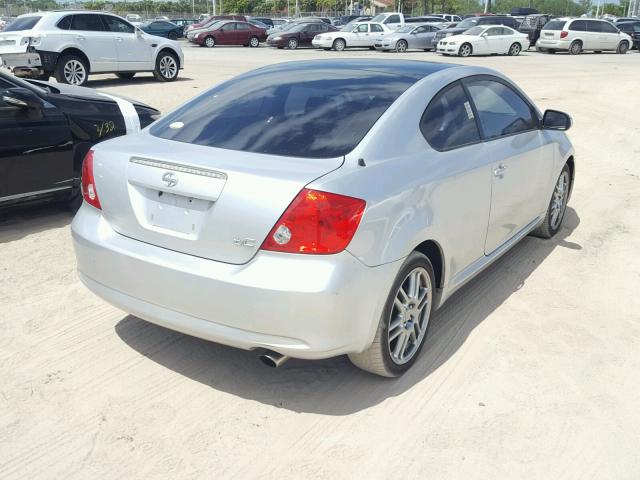 JTKDE177570209796 - 2007 TOYOTA SCION TC 银色 照片 4