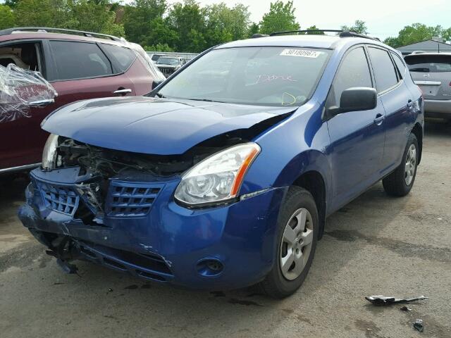 JN8AS58V79W176764 - 2009 NISSAN ROGUE S BLUE photo 2