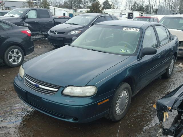 1G1ND52JX16225918 - 2001 CHEVROLET MALIBU GREEN photo 2