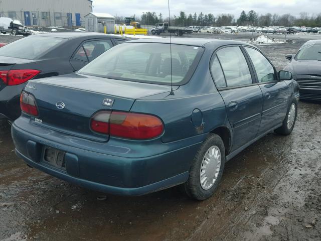 1G1ND52JX16225918 - 2001 CHEVROLET MALIBU GREEN photo 4