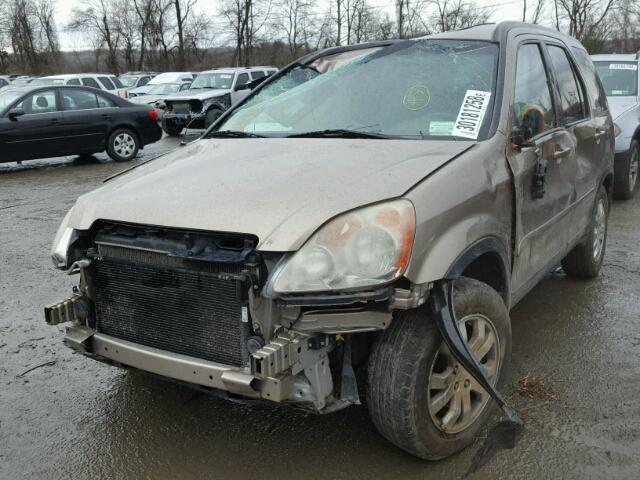 SHSRD78906U432548 - 2006 HONDA CR-V SE GOLD photo 2