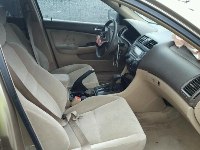 1HGCM56456A021097 - 2006 HONDA ACCORD LX TAN photo 5