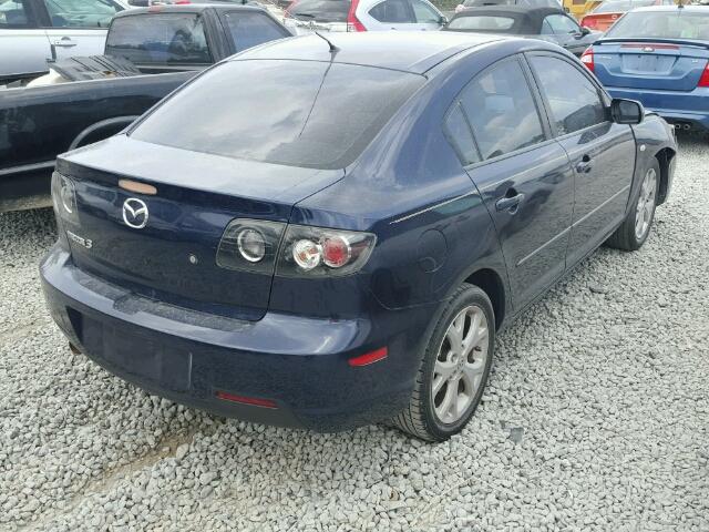 JM1BK32F391220617 - 2009 MAZDA MAZDA3I BLUE photo 4