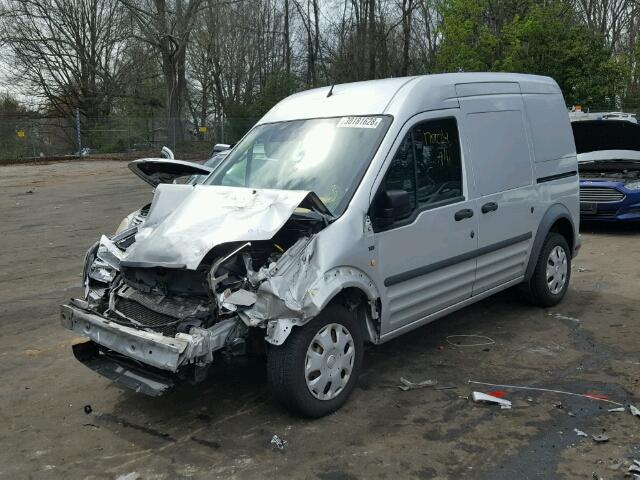 NM0LS7DN3DT153818 - 2013 FORD TRANSIT CO SILVER photo 2