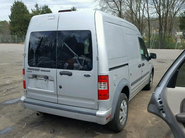 NM0LS7DN3DT153818 - 2013 FORD TRANSIT CO SILVER photo 4