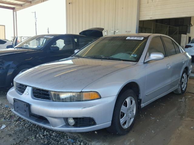 4A3AA46GX3E077069 - 2003 MITSUBISHI GALANT ES SILVER photo 2