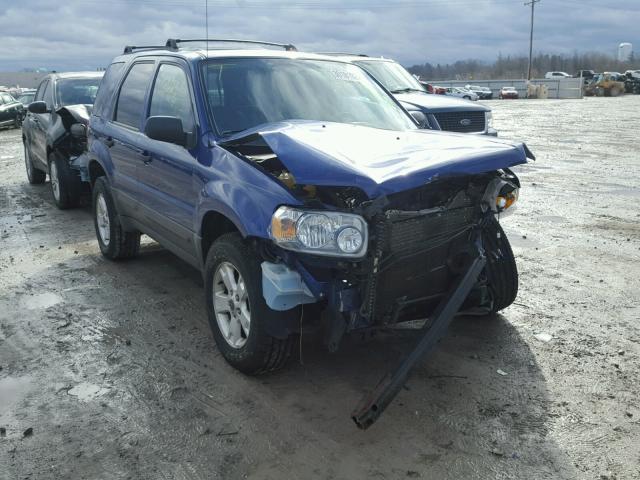 1FMYU93176KC95560 - 2006 FORD ESCAPE XLT BLUE photo 1