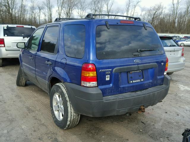 1FMYU93176KC95560 - 2006 FORD ESCAPE XLT BLUE photo 3