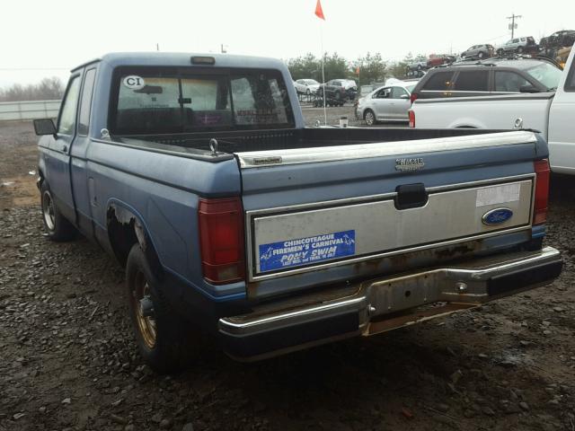 1FTCR14A6KPB31200 - 1989 FORD RANGER SUP BLUE photo 3