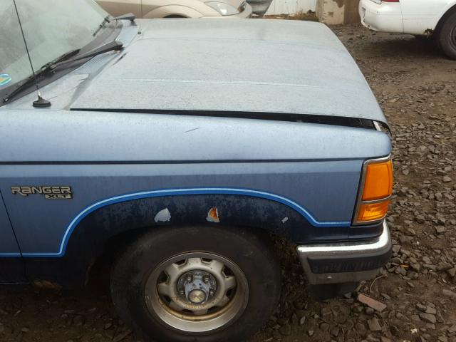 1FTCR14A6KPB31200 - 1989 FORD RANGER SUP BLUE photo 9