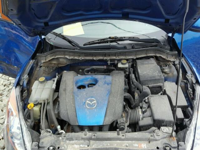 JM1BL1V7XD1847054 - 2013 MAZDA 3 I BLUE photo 7