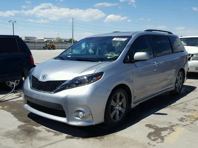 5TDXK3DC7FS563535 - 2015 TOYOTA SIENNA SPO SILVER photo 2