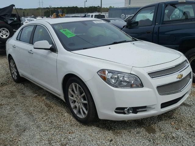 1G1ZE5EB4AF291044 - 2010 CHEVROLET MALIBU LTZ WHITE photo 1
