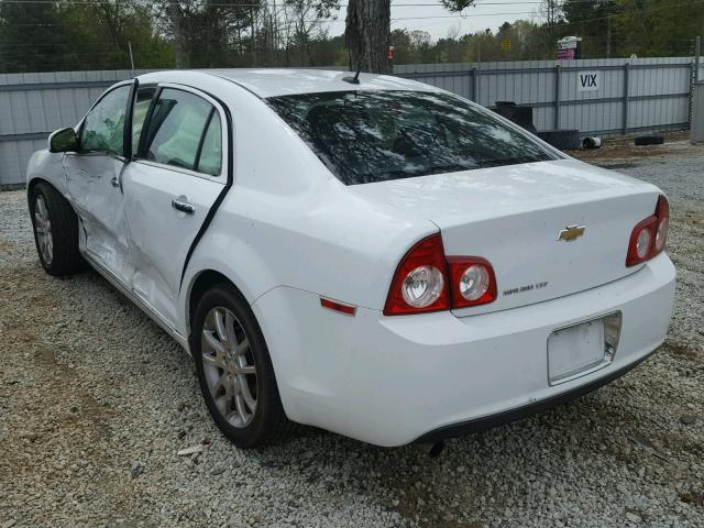 1G1ZE5EB4AF291044 - 2010 CHEVROLET MALIBU LTZ WHITE photo 3