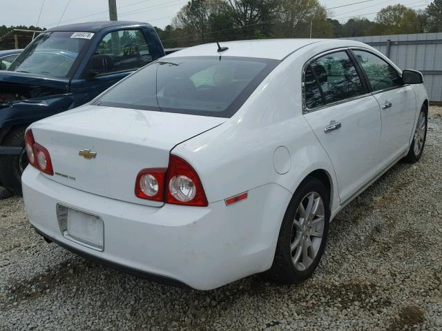 1G1ZE5EB4AF291044 - 2010 CHEVROLET MALIBU LTZ WHITE photo 4