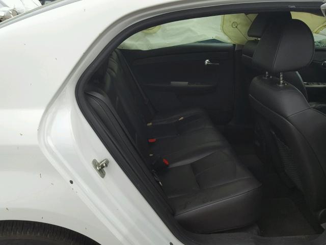 1G1ZE5EB4AF291044 - 2010 CHEVROLET MALIBU LTZ WHITE photo 6