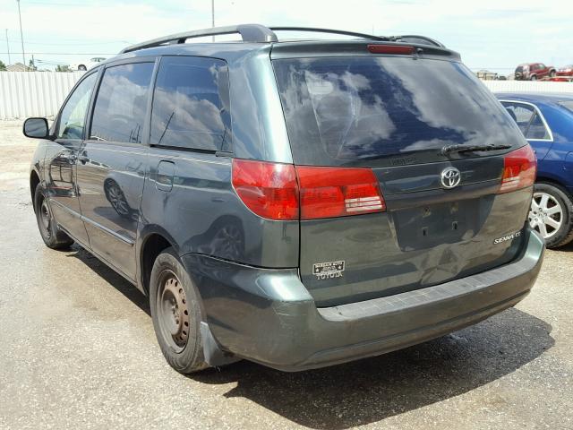 5TDZA23C65S304010 - 2005 TOYOTA SIENNA CE CHARCOAL photo 3