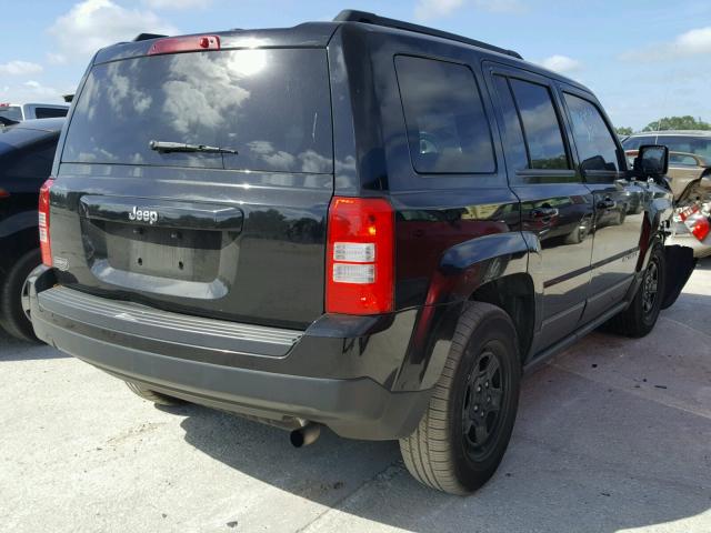 1C4NJPBB2FD342528 - 2015 JEEP PATRIOT SP BLACK photo 4