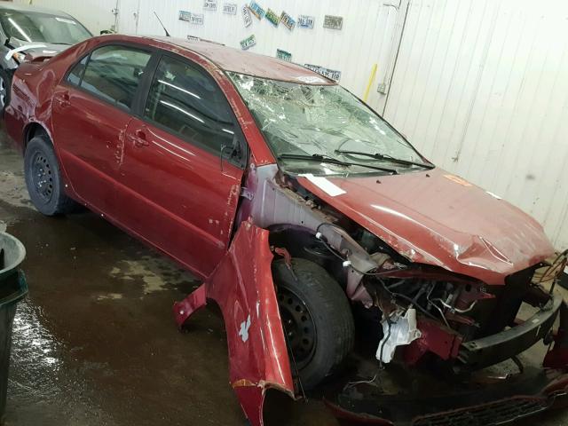 1NXBR32E17Z777326 - 2007 TOYOTA COROLLA CE RED photo 1