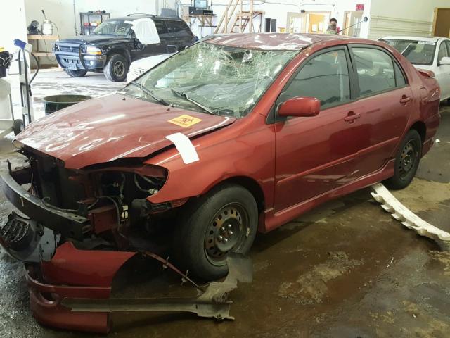 1NXBR32E17Z777326 - 2007 TOYOTA COROLLA CE RED photo 2