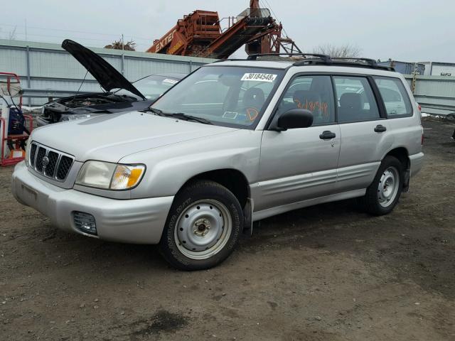 JF1SF65641H719333 - 2001 SUBARU FORESTER S ნაცრისფერი ფოტო 2