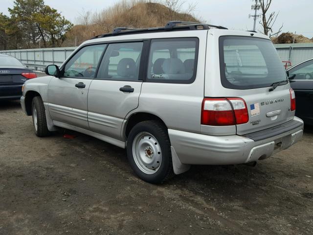 JF1SF65641H719333 - 2001 SUBARU FORESTER S GRAY photo 3