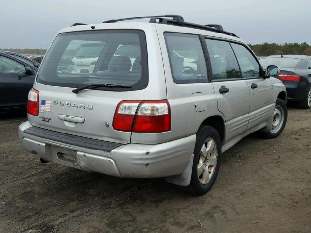 JF1SF65641H719333 - 2001 SUBARU FORESTER S GRAY photo 4