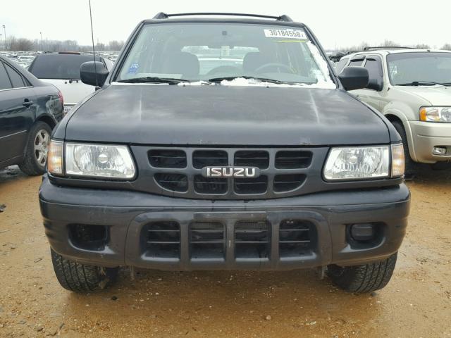 4S2DM58W9Y4327789 - 2000 ISUZU RODEO S BLACK photo 9