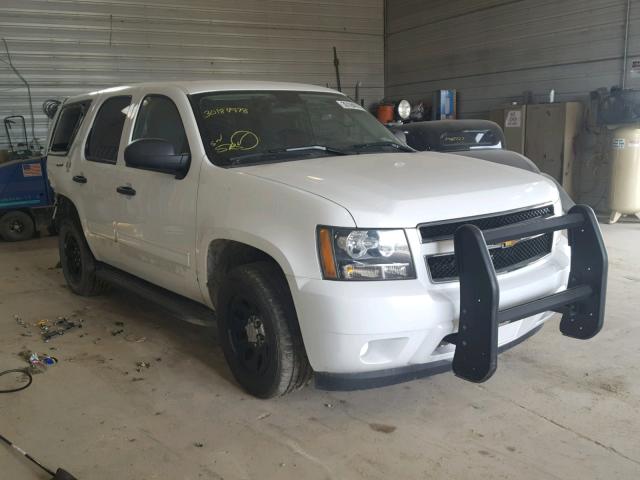 1GNLC2E08ER176054 - 2014 CHEVROLET TAHOE POLI WHITE photo 1