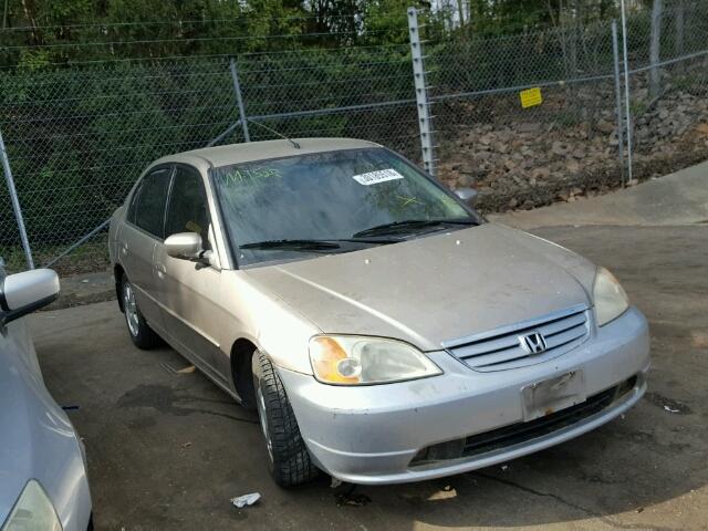 JHMES96653S011647 - 2003 HONDA CIVIC HYBR BEIGE photo 1