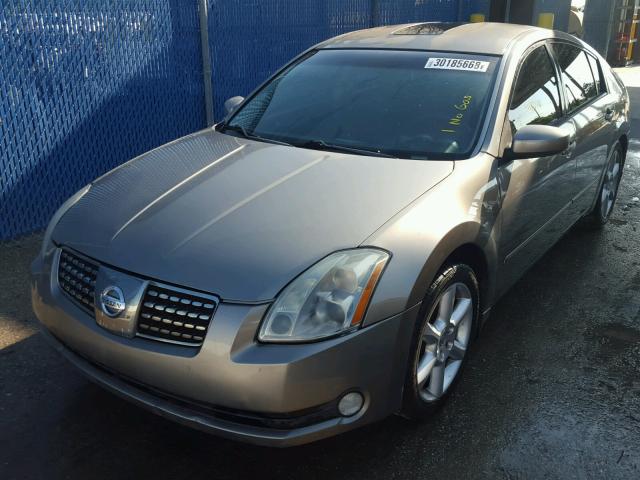 1N4BA41E84C827021 - 2004 NISSAN MAXIMA SE BROWN photo 2