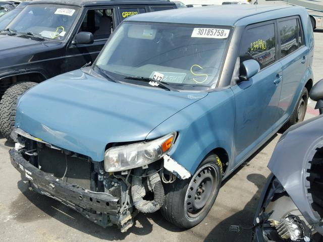 JTLKE50E681046591 - 2008 TOYOTA SCION XB ლურჯი ფოტო 2