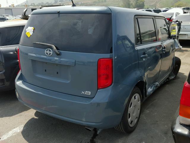 JTLKE50E681046591 - 2008 TOYOTA SCION XB ლურჯი ფოტო 4