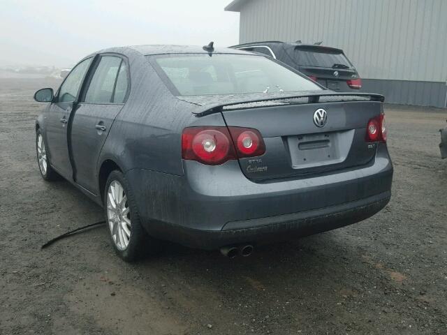 3VWRJ71K78M147872 - 2008 VOLKSWAGEN JETTA WOLF GRAY photo 3