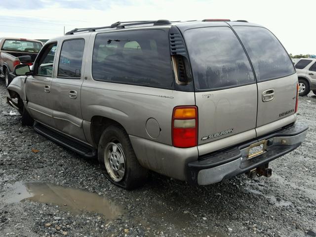 3GNEC16T61G181596 - 2001 CHEVROLET SUBURBAN C TAN photo 3