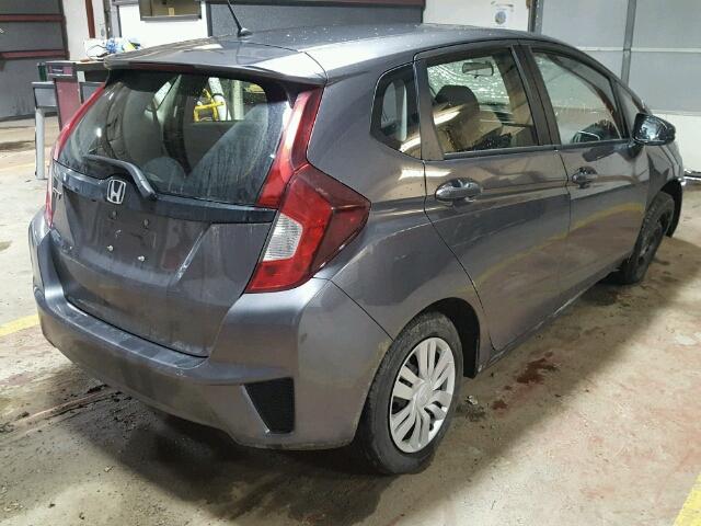 JHMGK5H51GS008661 - 2016 HONDA FIT LX رمادي صورة 4
