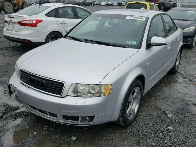 WAULC68EX4A200940 - 2004 AUDI A4 1.8T QU SILVER photo 2