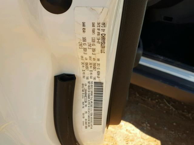 1J8HH48N48C151364 - 2008 JEEP COMMANDER WHITE photo 10