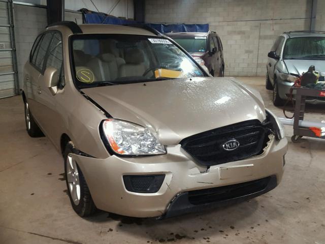 KNAFG526187148680 - 2008 KIA RONDO LX BEIGE photo 1