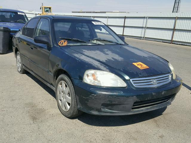 1HGEJ8644YL016886 - 2000 HONDA CIVIC EX Yaşıl foto 1