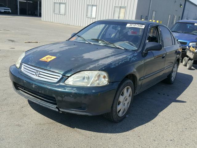 1HGEJ8644YL016886 - 2000 HONDA CIVIC EX Yaşıl foto 2