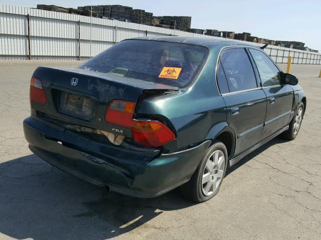 1HGEJ8644YL016886 - 2000 HONDA CIVIC EX Yaşıl foto 4