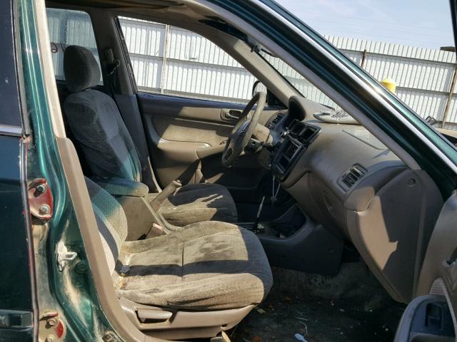 1HGEJ8644YL016886 - 2000 HONDA CIVIC EX Yaşıl foto 5